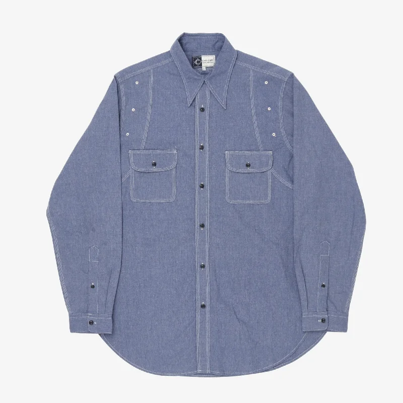 Chambray Work Shirt Bohemian Men's Free