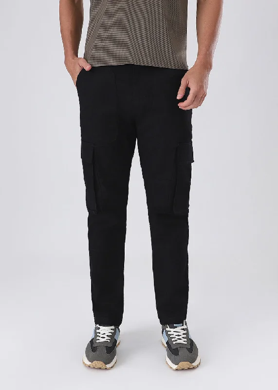 Black Cargo Pant Hip Men's Retro