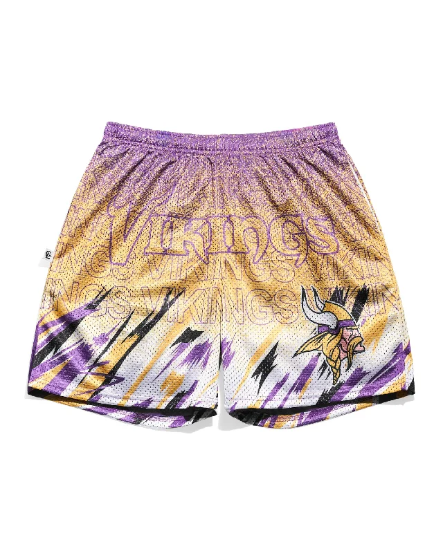 Minnesota Vikings Sketch Retro Shorts Sophisticated Men's 