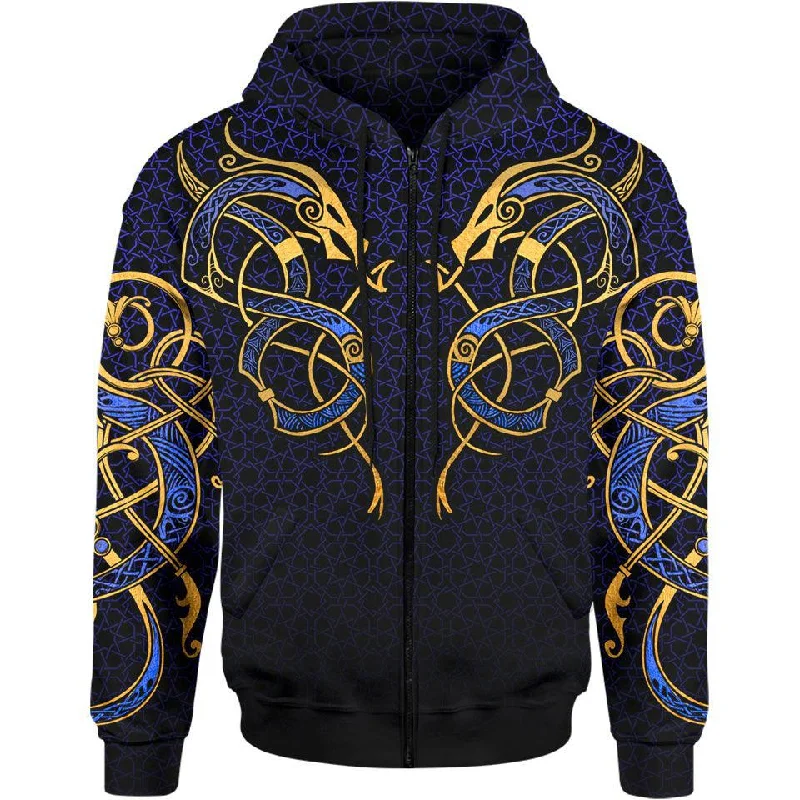 The Great Serpent Zip Hoodie Sharp Men's Italian