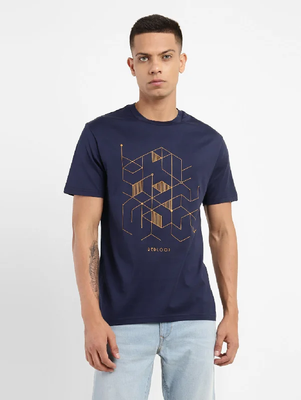 Men's Graphic Crew Neck T-shirt Traditional Men's Wool