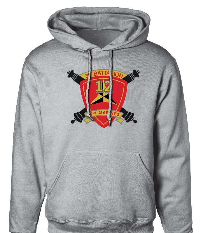 3rd Battalion 12th Marines Hoodie Youthful Men's Anime