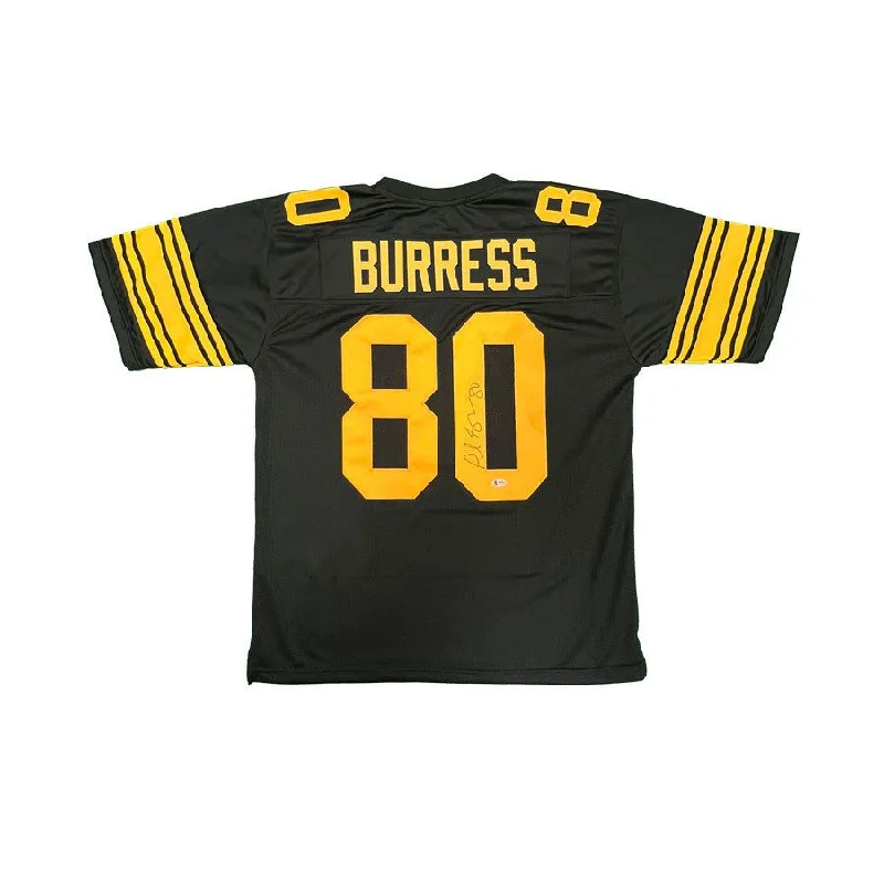 Plaxico Burress Signed Custom Alternate Jersey Casual Men's Short