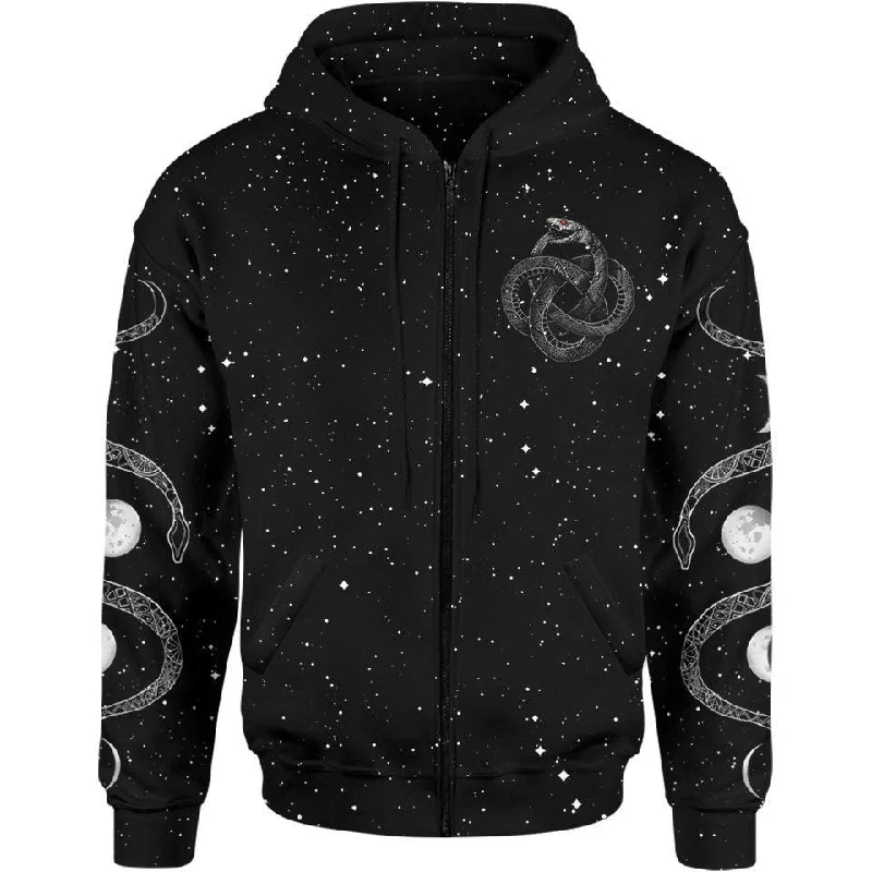 Ouroboros Zip Hoodie Refined Men's Hand