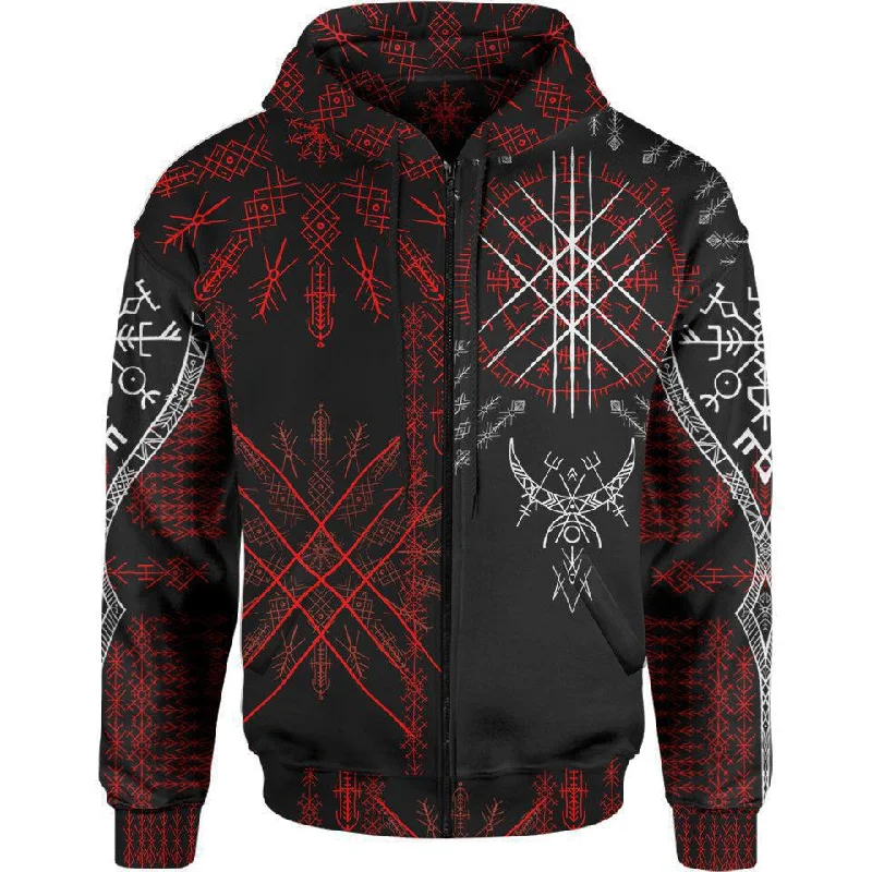 Web of Fate Zip Hoodie Bold Men's Animal