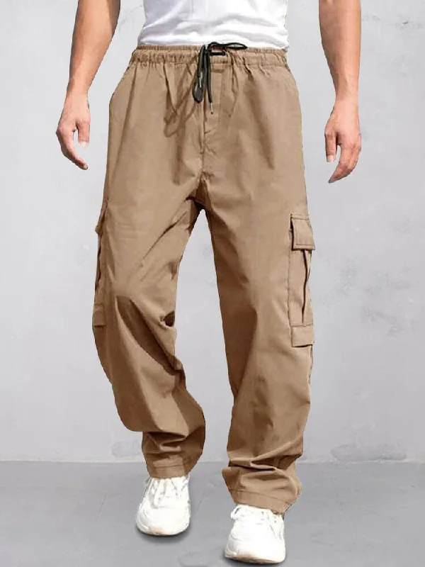 Casual Urban Explorer Cargo Pants Sleek Men's Contemporary 