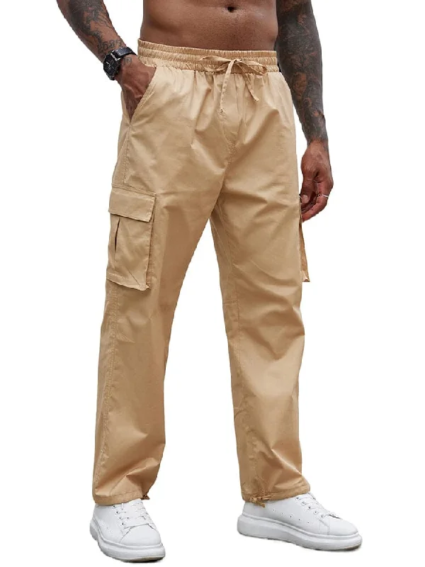 Casual Classic 100% Cotton Cargo Pants (US Only) Monochromatic Office Style