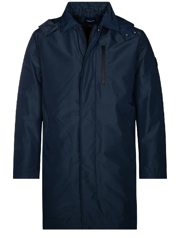 Padded Car Coat Marine Classic Men's Pin