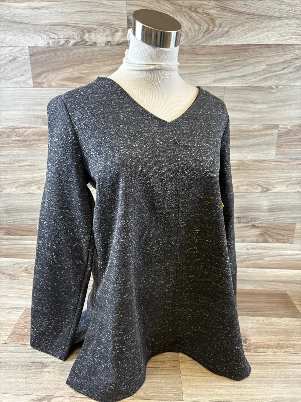 Top Long Sleeve By J. Jill In Grey, Size: S Elegant Men's Cashmere