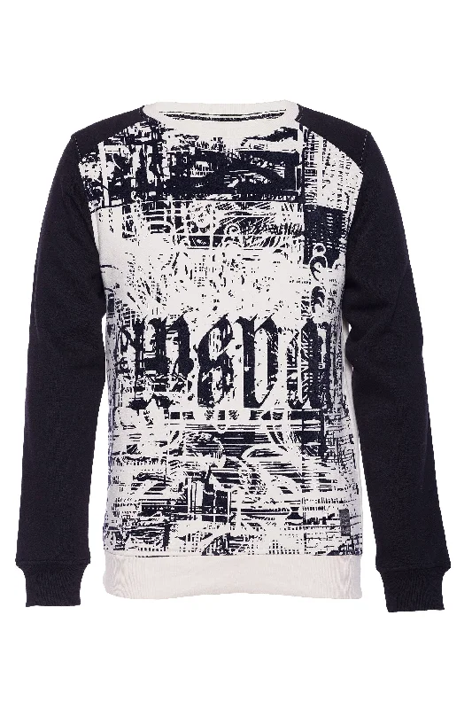 Hamza | Graphic Crewneck Relaxed Men's Beach