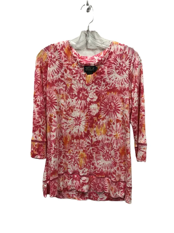 Pink Top Long Sleeve By Pendleton, Size: S Practical Men's Multi