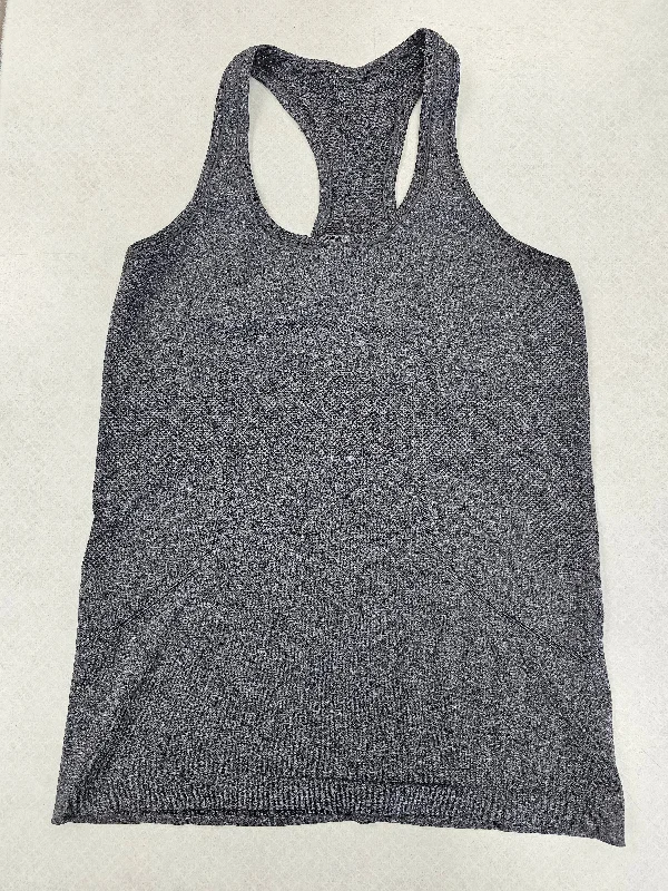 Athletic Tank Top By Lululemon In Grey, Size:8 Masculine Men's 