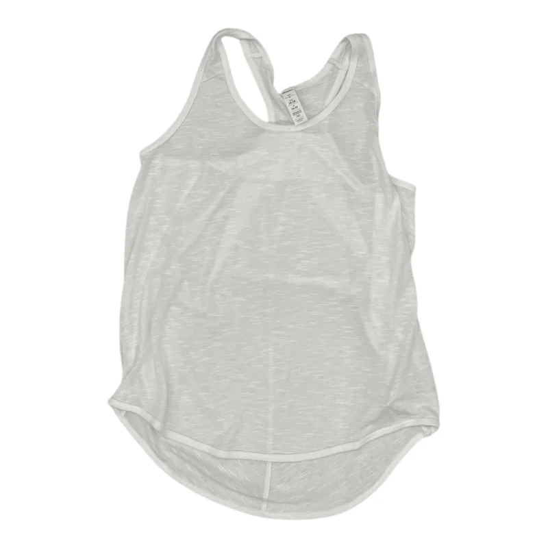 Athletic Tank Top By Marika In White, Size:S Refined Men's Hand