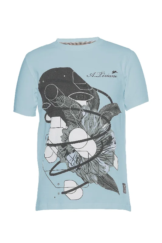 Lex | Graphic Print Tee Artistic Men's Avant