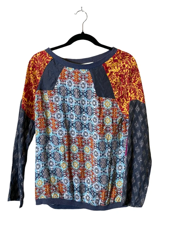 Top Long Sleeve By Sundance In Multi-colored, Size: M Gym