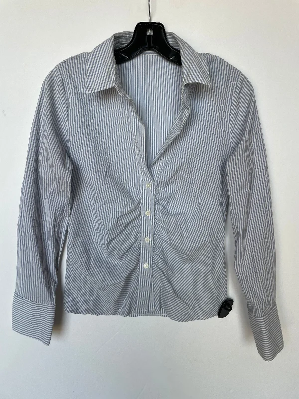 Top Long Sleeve By Abercrombie And Fitch In Striped Pattern, Size: S Relaxed Men's Australian 