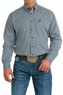 Cinch Men's Long Sleeve Shirt/MTW1105692 Trendy Men's Oversized