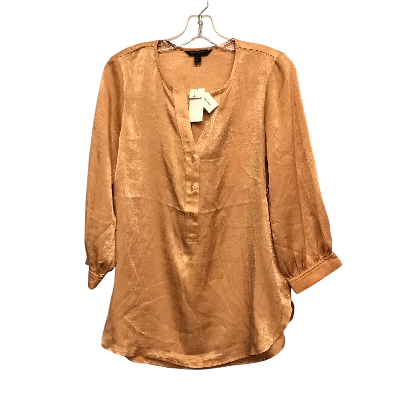 Top Ls By Banana Republic In Copper, Size:S Dynamic Men's Moto