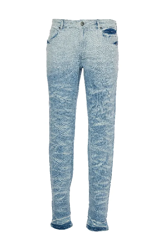 Jayden | Bleach And Fade Denim Jean Sleek Men's Contemporary 