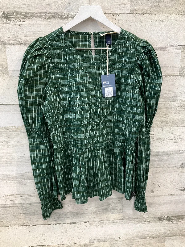 Top Long Sleeve By Universal Thread In Green, Size: M Practical Men's Multi