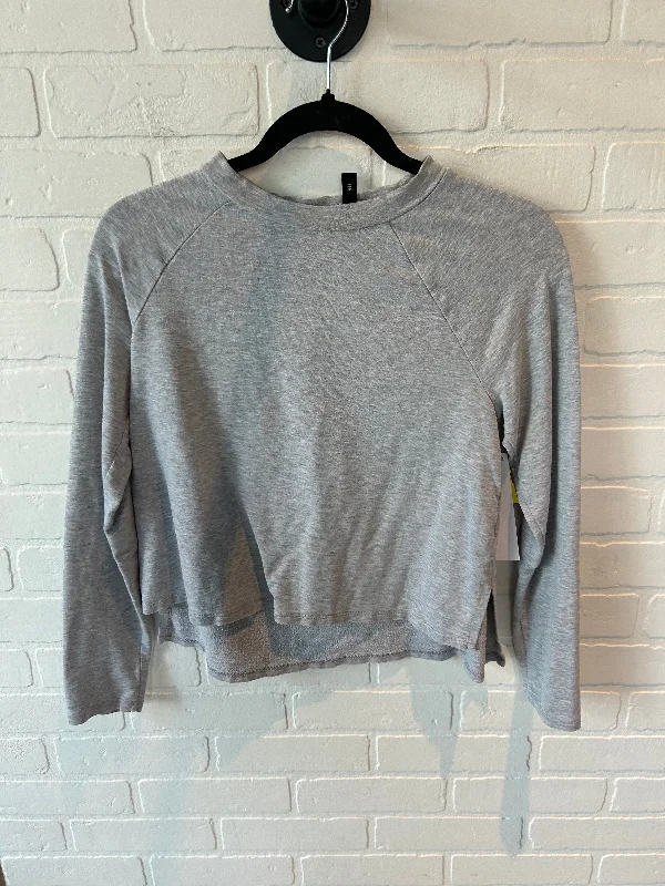 Top Long Sleeve By Eileen Fisher In Grey, Size: Xxs Refined Men's Velvet