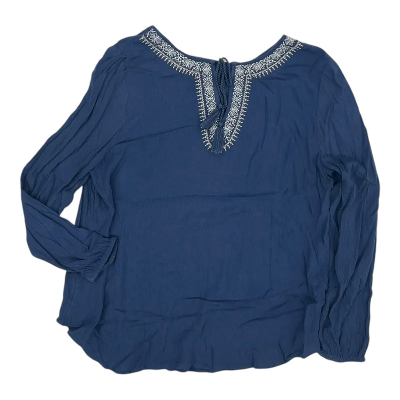 Top Ls By Gap In Blue, Size:L Vacation