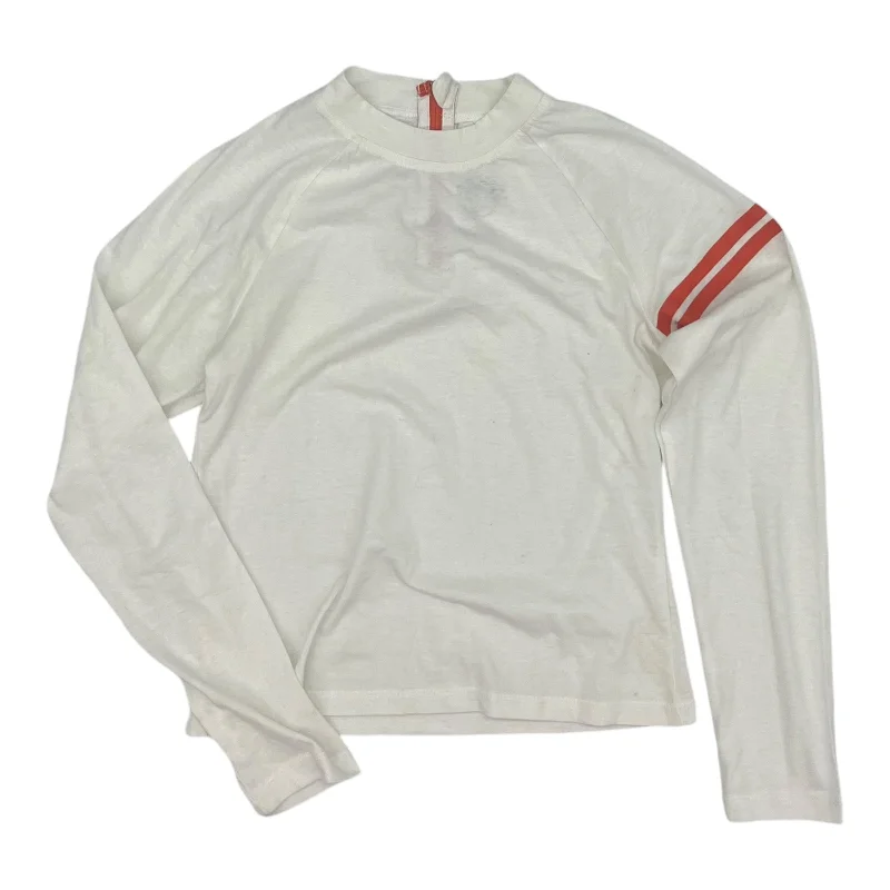 Top Ls By Free People In White, Size:M Polished Men's Satin