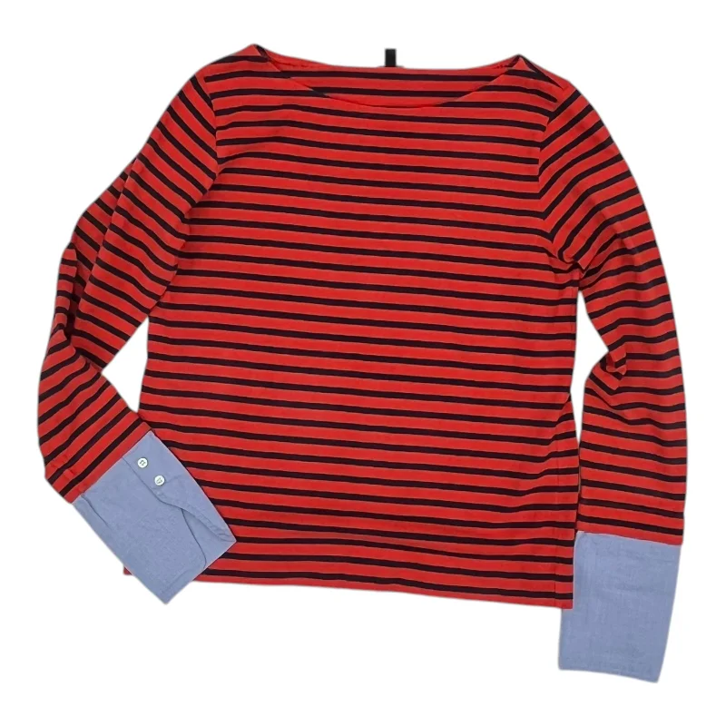 Top Ls By J. Crew In Blue & Red, Size:M Cclassic Men's Tweed