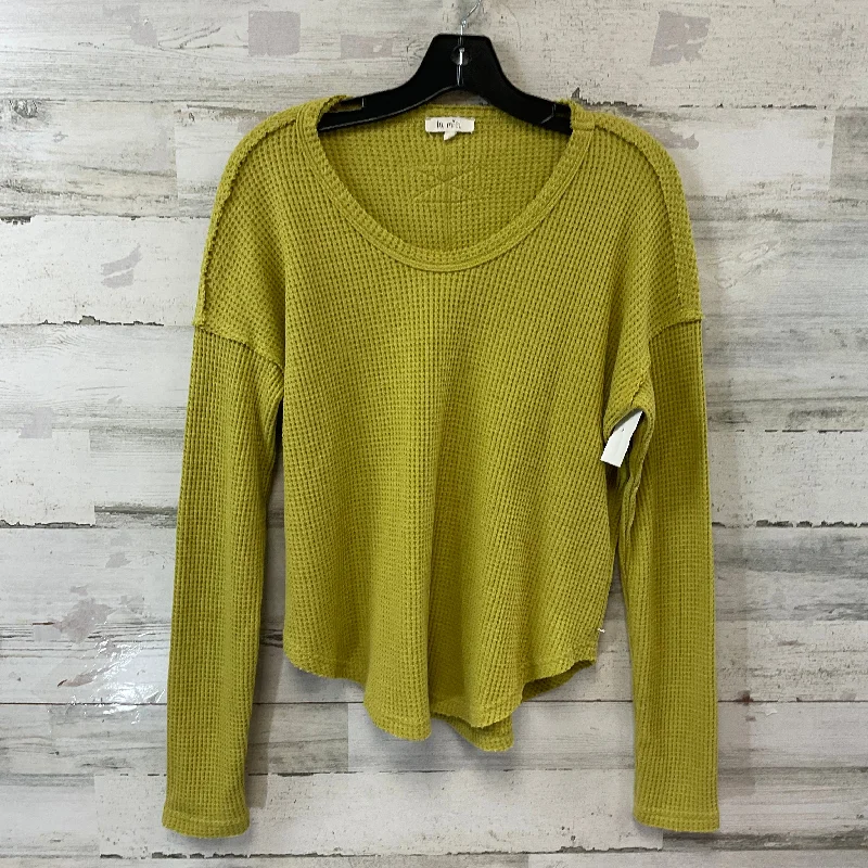 Top Long Sleeve By La Miel In Green, Size: S Streetwear Style