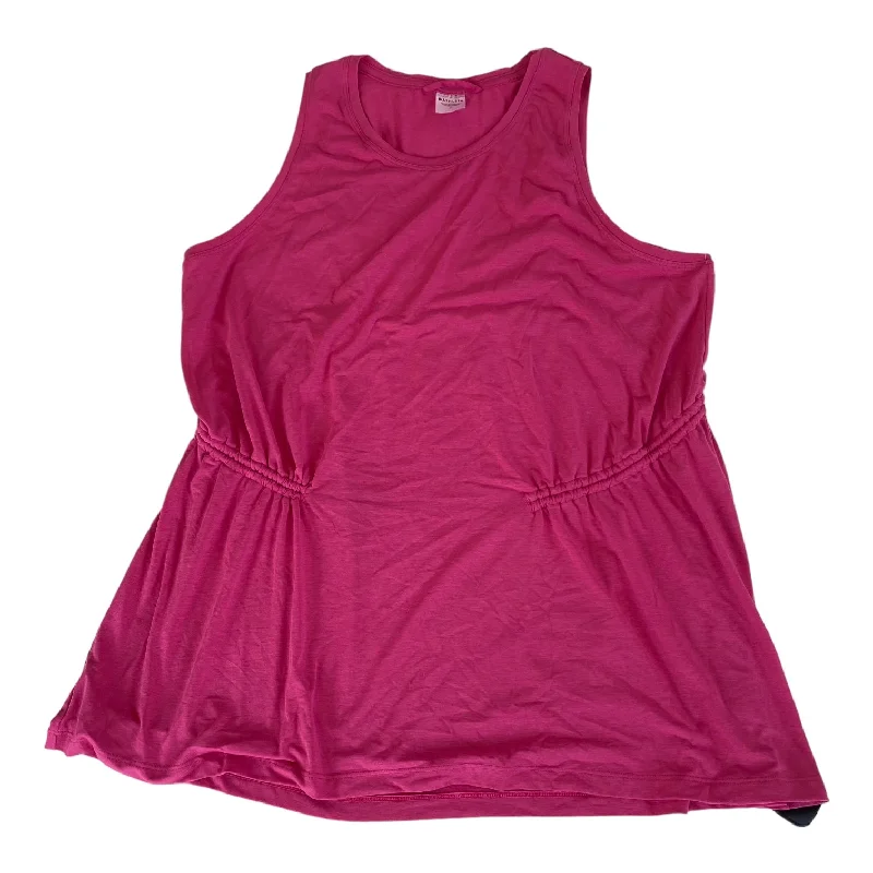 Pink Athletic Tank Top Athleta, Size 1x Tough Men's Tactical