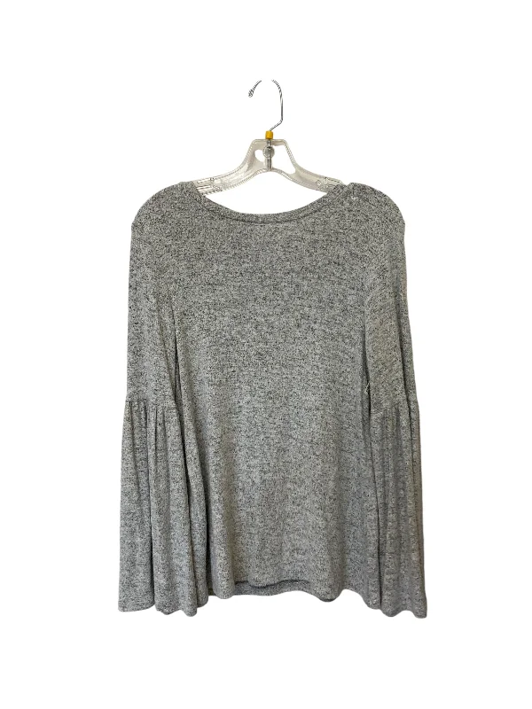 Top Long Sleeve By Philosophy In Grey, Size: Xs Street