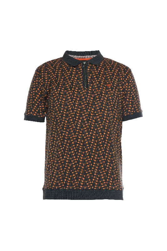 Mateo | Jacquard Knit Polo Traditional Men's Wool