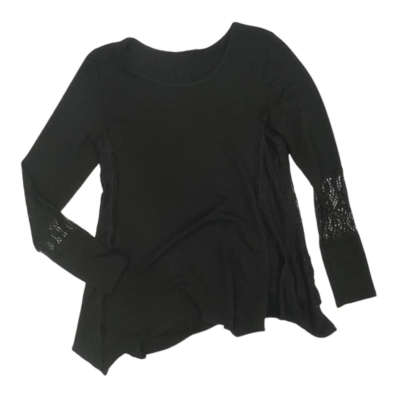 Top Ls By Faded Glory In Black, Size:S Masculine Men's 