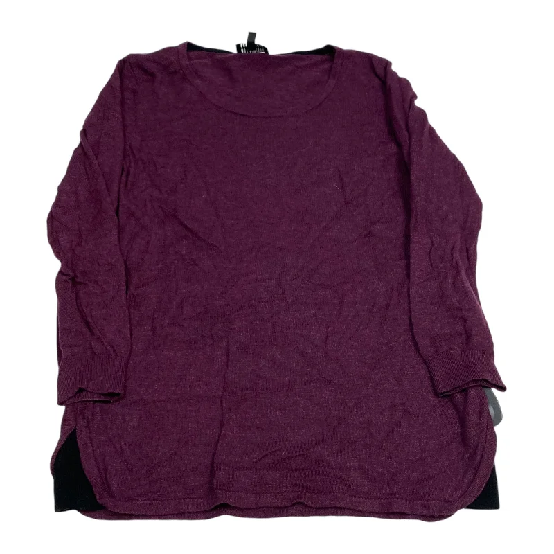 Top Long Sleeve By Limited In Purple, Size: S Vacation