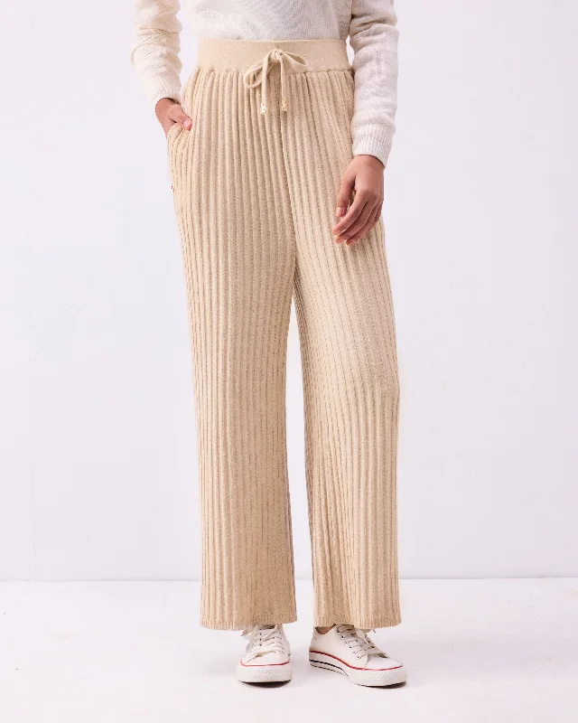 Stripey Pants - Oatmeal Refined Men's Velvet