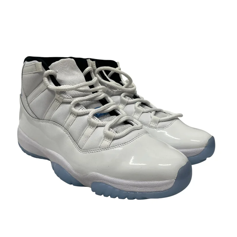 NIKE/Hi-Sneakers/US 11/WHT/Jordan 11 Legend blue Sleek Men's Metallic