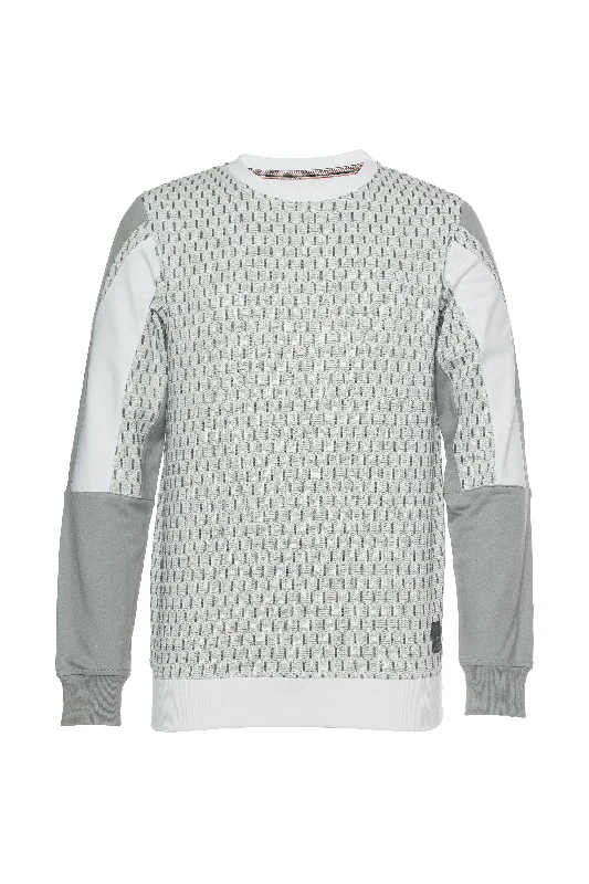 Piper | Jacquard Knit Crewneck Monochromatic All