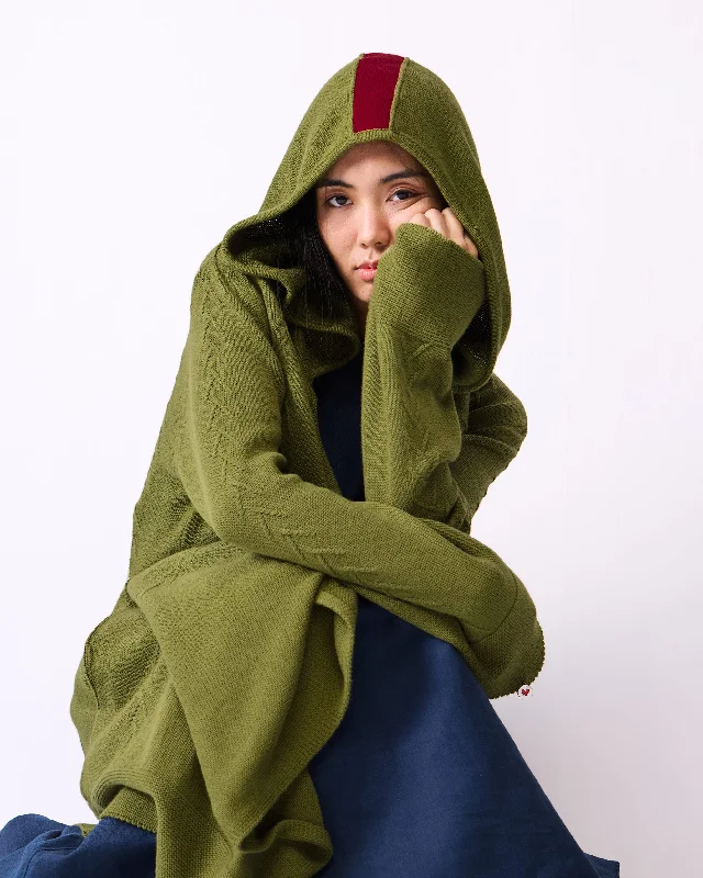 Hoodie Overlay - Olive Confident Men's Power