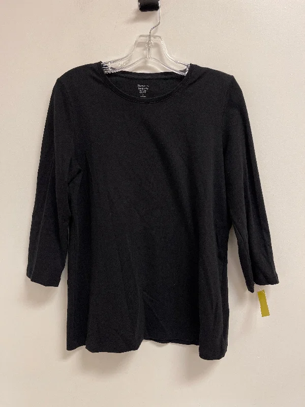 Top Long Sleeve Basic By Kim Rogers In Black, Size: S Modern Men's Tech