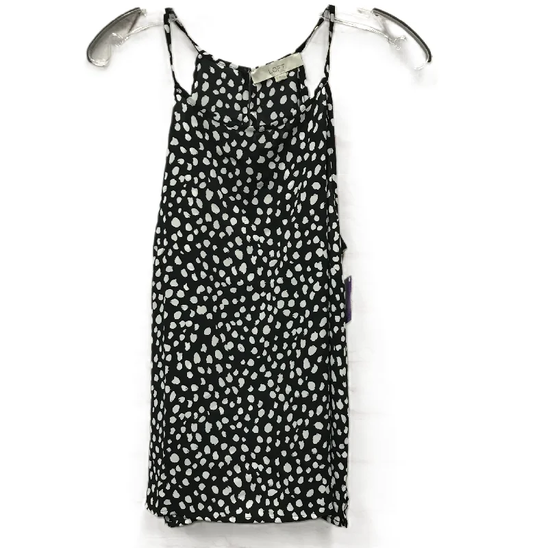 Black & White Top Sleeveless By Loft, Size: S British Gentleman Style