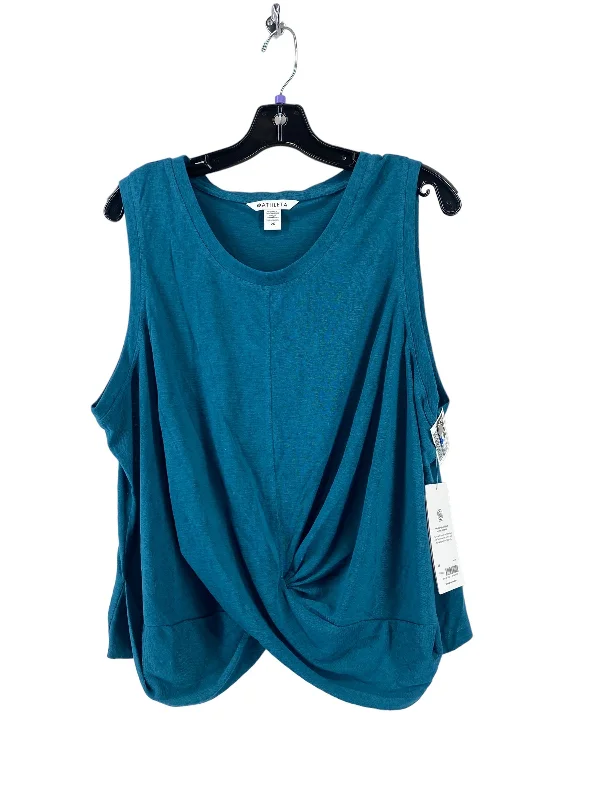 Blue Athletic Tank Top Athleta, Size 2x Lumberjack