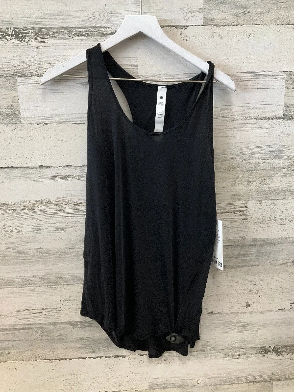 Athletic Tank Top By Lululemon In Black, Size: 8 Stylish Men's Neon