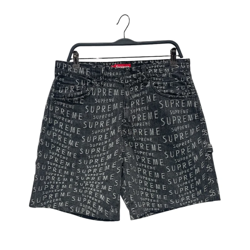 Supreme/Shorts/32/Denim/BLK/All Over Print/ Elegant Men's Formal 