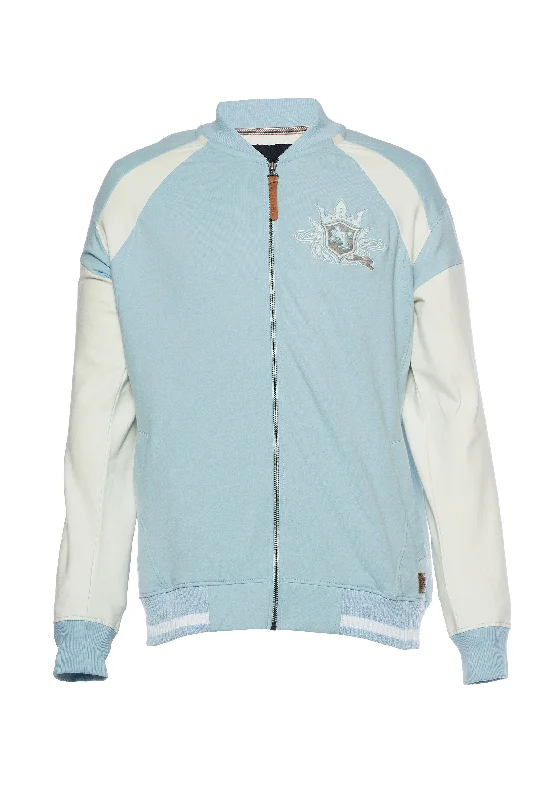 Dontrall | Fleece Varsity Jacket Trendy Men's Scandinavian