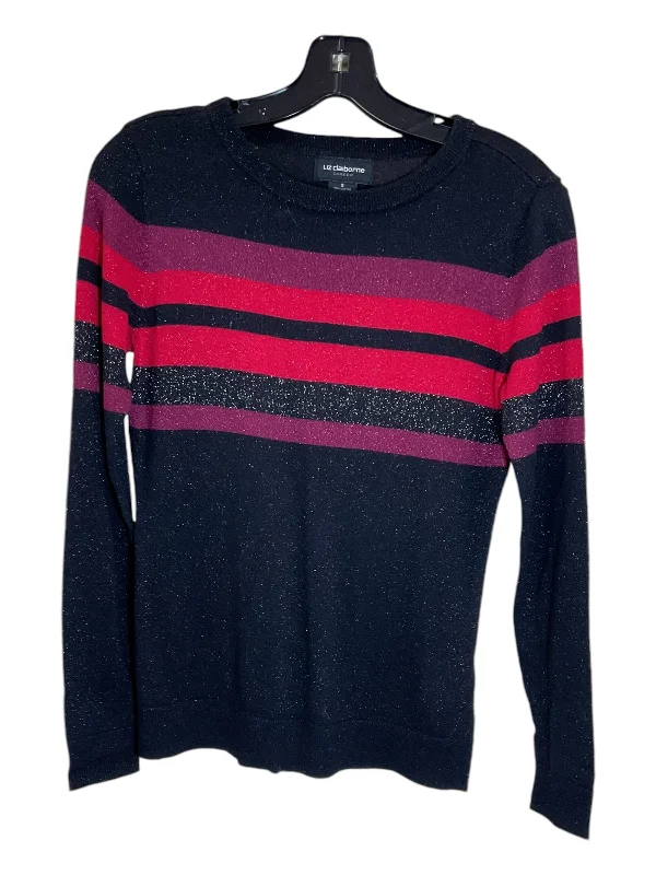 Top Long Sleeve By Liz Claiborne In Multi-colored, Size: S Trendy Men's Oversized