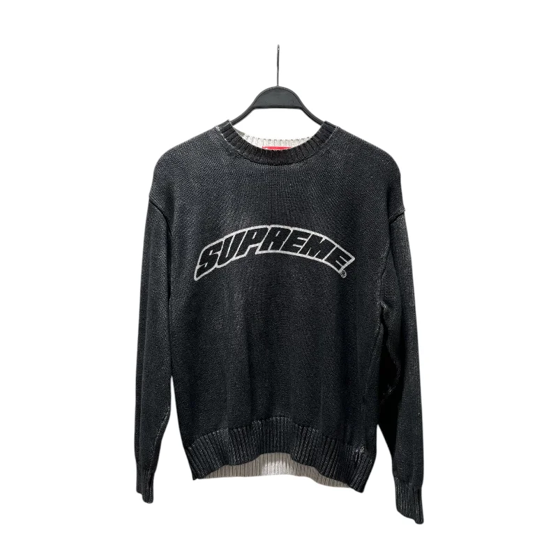 Supreme/Sweater/S/Cotton/BLK/KNIT/THERMAL SWEATER Refined Men's European