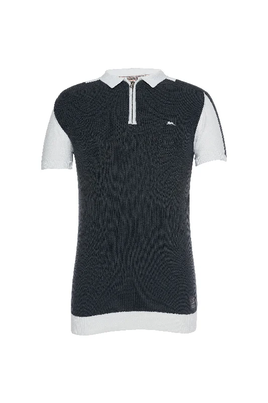 Kurt | Jacquard Knit Polo Luxurious Men's High