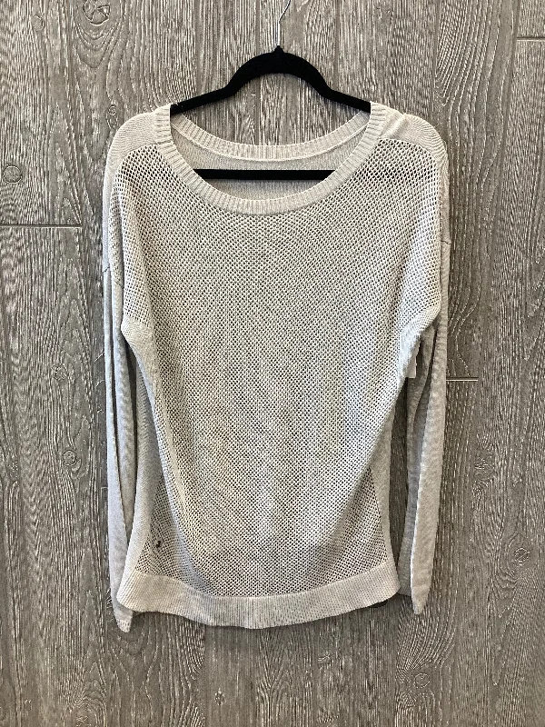 Top Long Sleeve By Lululemon In Grey, Size: 10 Organic