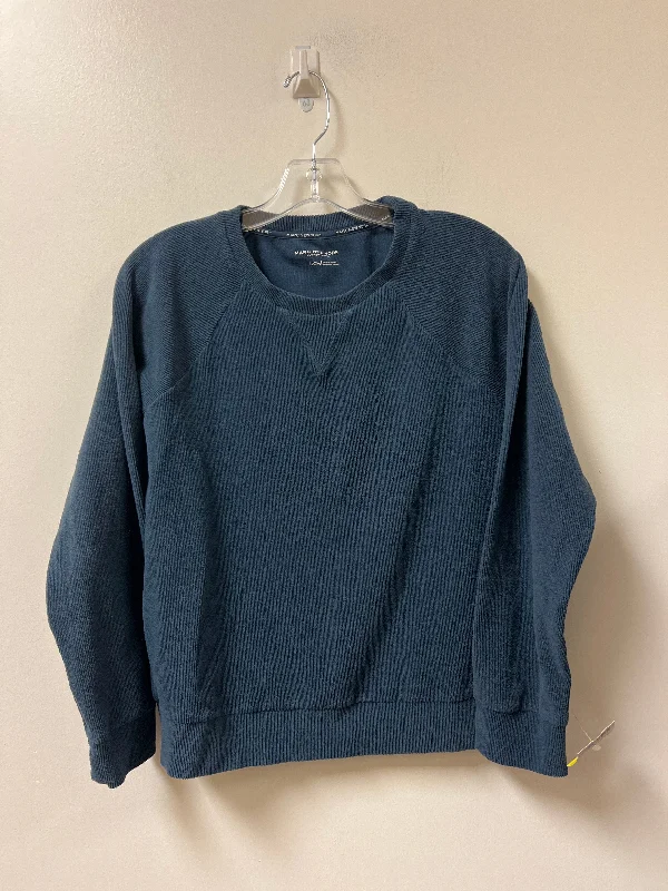 Top Long Sleeve By Marc New York In Blue, Size: S Tailored