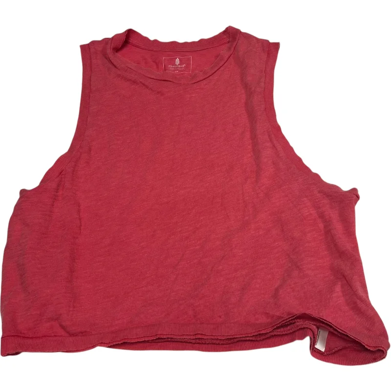 Athletic Tank Top By Free People In Red, Size: L Tough Men's Military